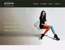 Tablet Screenshot of aikonhk.com